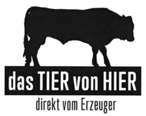 das TIER von HIER direkt vom Erzeuger Logo (DPMA, 16.04.2018)