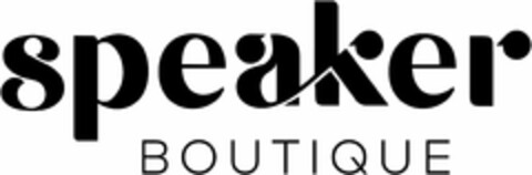 speaker BOUTIQUE Logo (DPMA, 10.03.2022)