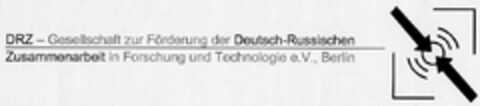 DRZ-Gesellschaft zur Förderung der Deutsch-Russischen Zusammenarbeit in Forschung und Technologie e.V.,Berlin Logo (DPMA, 15.05.2002)