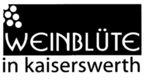 WEINBLÜTE in kaiserswerth Logo (DPMA, 23.05.2002)