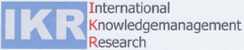 IKR International Knowledgemanagement Research Logo (DPMA, 07.08.2002)