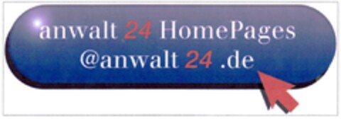 anwalt 24 HomePages @anwalt 24 .de Logo (DPMA, 18.02.2003)