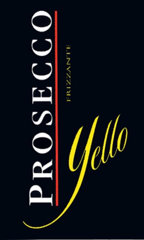 PROSECCO Yello FRIZZANTE Logo (DPMA, 08.03.2004)