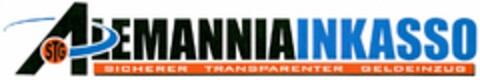 STG ALEMANNIAINKASSO SICHERER TRANSPARENTER GELDEINZUG Logo (DPMA, 04/24/2004)