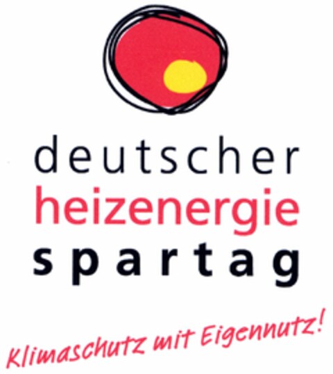 deutscher heizenergie spartag Klimaschutz mit Eigennutz! Logo (DPMA, 10.09.2004)