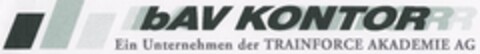 bAV KONTOR Ein Unternehmen der TRAINFORCE AKADEMIE AG Logo (DPMA, 10.11.2004)