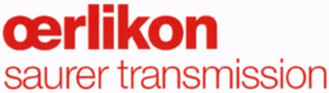 oerlikon saurer transmission Logo (DPMA, 13.11.2006)