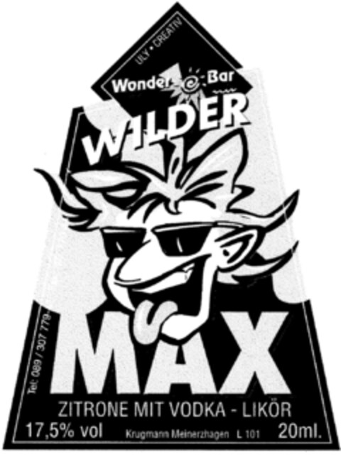 WILDER MAX Logo (DPMA, 25.04.1997)