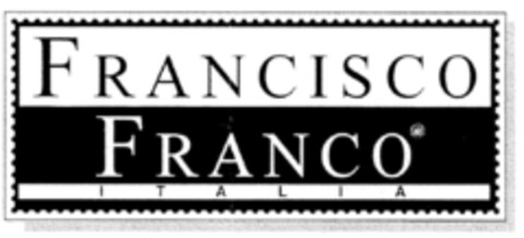 FRANCISCO FRANCO ITALIA Logo (DPMA, 07.05.1997)