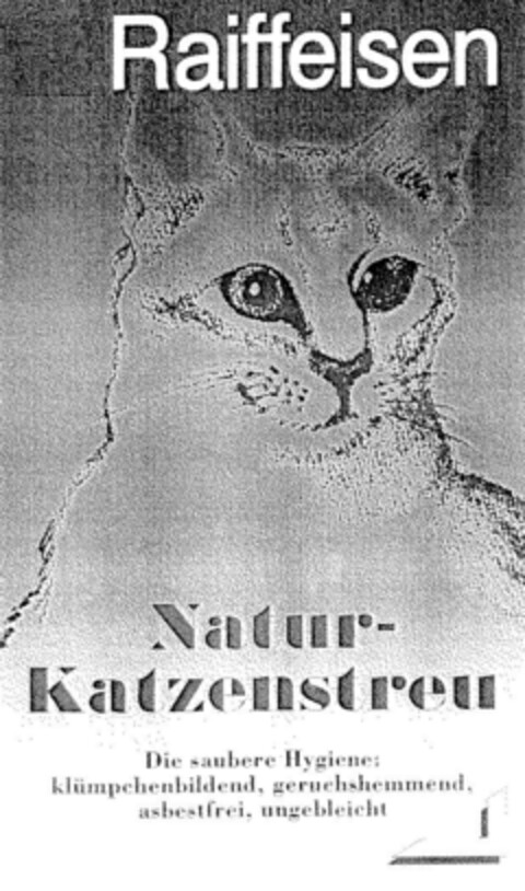 Raiffeisen Natur-Katzenstreu Logo (DPMA, 09.09.1998)