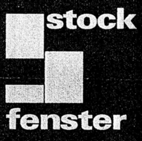 stock fenster Logo (DPMA, 25.03.1999)