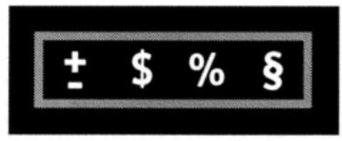 + $ % § Logo (DPMA, 30.10.1999)