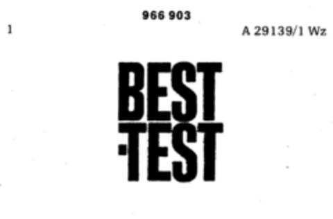 BEST-TEST Logo (DPMA, 01.04.1977)