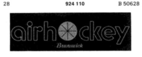 airhockey Brunswick Logo (DPMA, 03.04.1973)