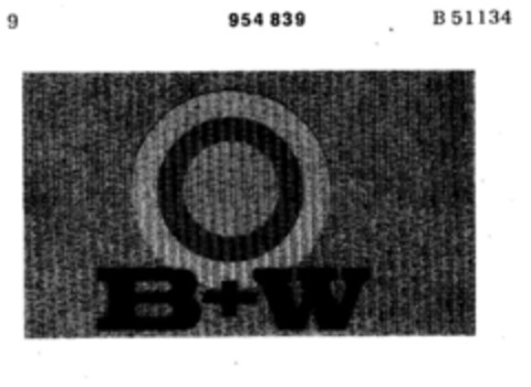 B+W Logo (DPMA, 27.06.1973)