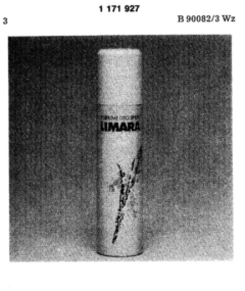 LIMARA  PERFUME DEO SPRAY Logo (DPMA, 06/08/1990)