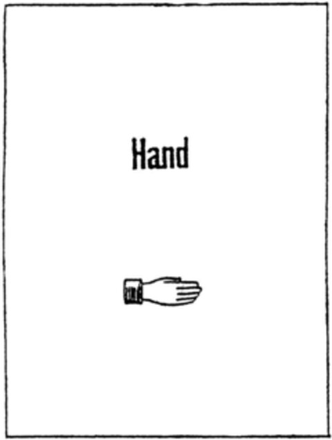 Hand Logo (DPMA, 30.07.1993)