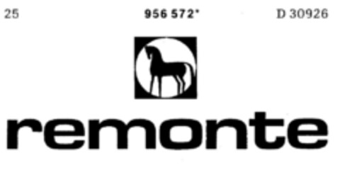 remonte Logo (DPMA, 12.01.1977)