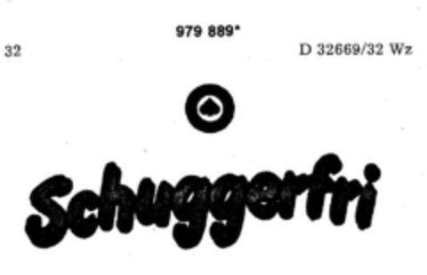 Schuggerfri Logo (DPMA, 21.09.1978)