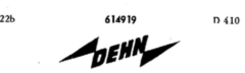 DEHN Logo (DPMA, 01/26/1950)