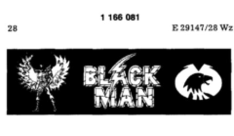 BLACK MAN Logo (DPMA, 11/16/1989)