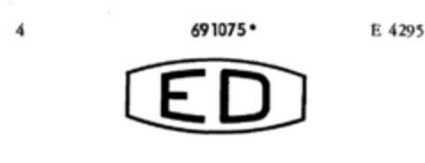 ED Logo (DPMA, 29.02.1956)