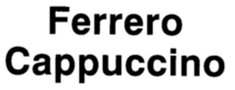 Ferrero Cappuccino Logo (DPMA, 03.05.1994)