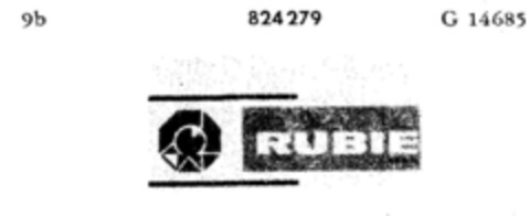 RUBIE Logo (DPMA, 23.08.1965)