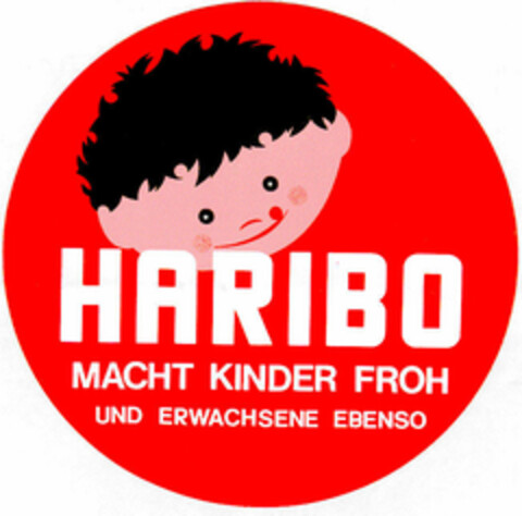 HARIBO MACHT KINDER Logo (DPMA, 11/10/1977)