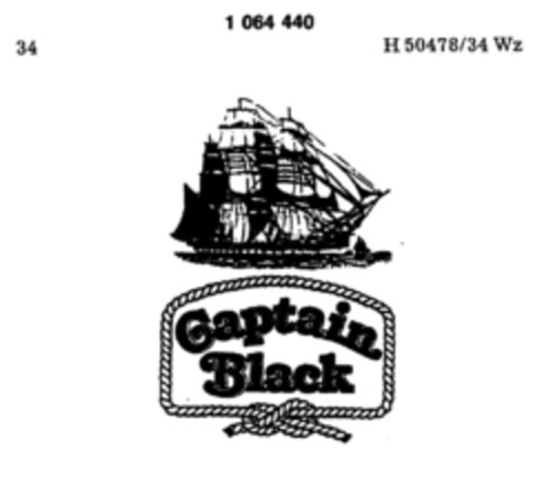 Captain Black Logo (DPMA, 29.09.1982)