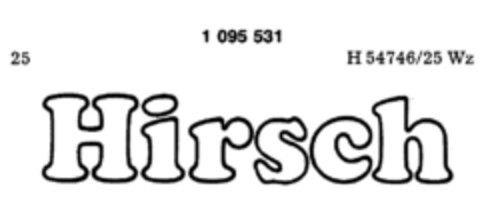 Hirsch Logo (DPMA, 01.08.1985)