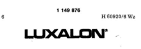 LUXALON Logo (DPMA, 19.01.1989)