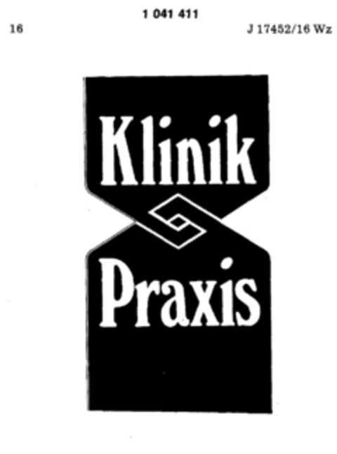 Klinik Praxis Logo (DPMA, 25.03.1982)