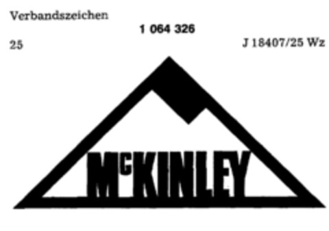 McKINLEY Logo (DPMA, 29.06.1983)