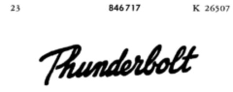 Thunderbolt Logo (DPMA, 21.10.1966)