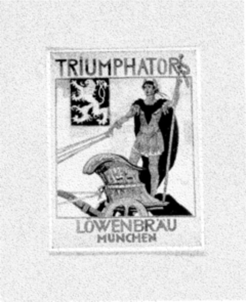 TRIUMPHATOR LÖWENBRÄU MÜNCHEN Logo (DPMA, 03.10.1984)