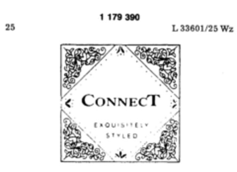 CONNECT EXQUISITELY STYLED Logo (DPMA, 19.06.1990)