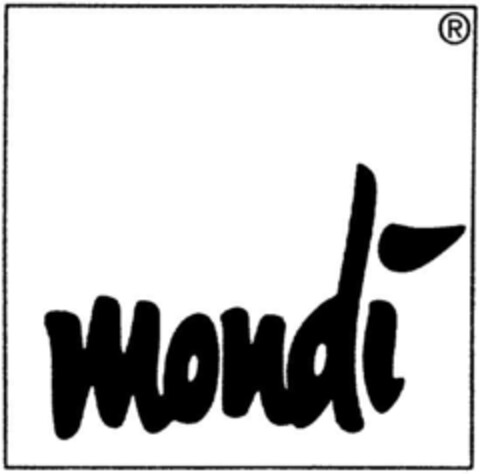 mondi Logo (DPMA, 03/30/1992)