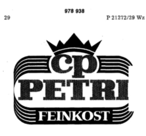 cp PETRI FEINKOST Logo (DPMA, 26.03.1973)