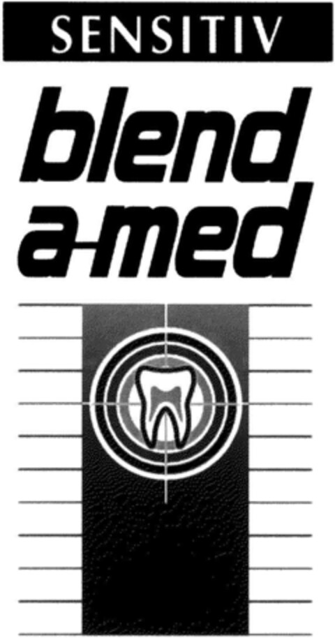 SENSITIV blend a-med Logo (DPMA, 21.10.1994)