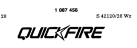 QUICK FIRE Logo (DPMA, 29.07.1985)