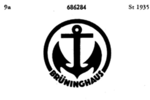 BRÜNINGHAUS Logo (DPMA, 21.08.1953)