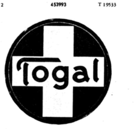 Togal Logo (DPMA, 06.09.1932)