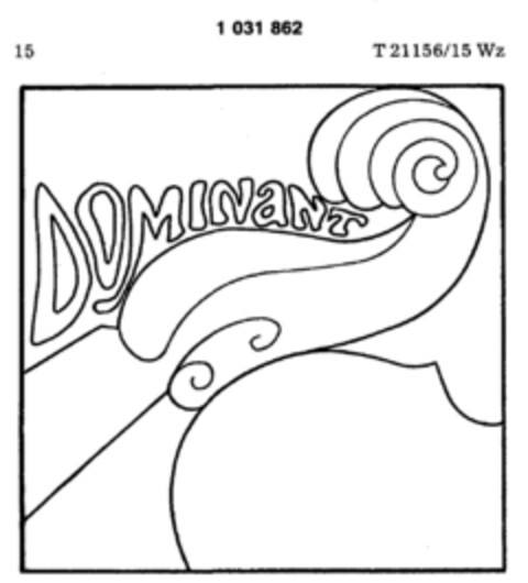 DOMINANT Logo (DPMA, 01.07.1981)