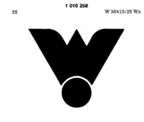 W Logo (DPMA, 07.02.1980)