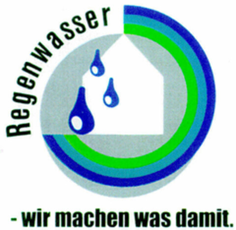 Regenwasser -wir machen was damit Logo (DPMA, 17.01.2001)