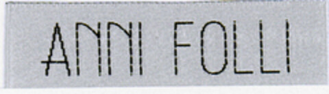 ANNI FOLLI Logo (DPMA, 08.02.2001)