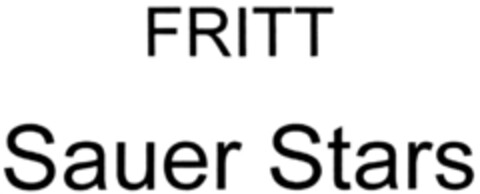 FRITT Sauer Stars Logo (DPMA, 10/27/2009)