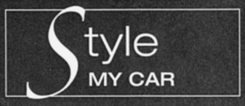Style MY CAR Logo (DPMA, 03.09.2010)