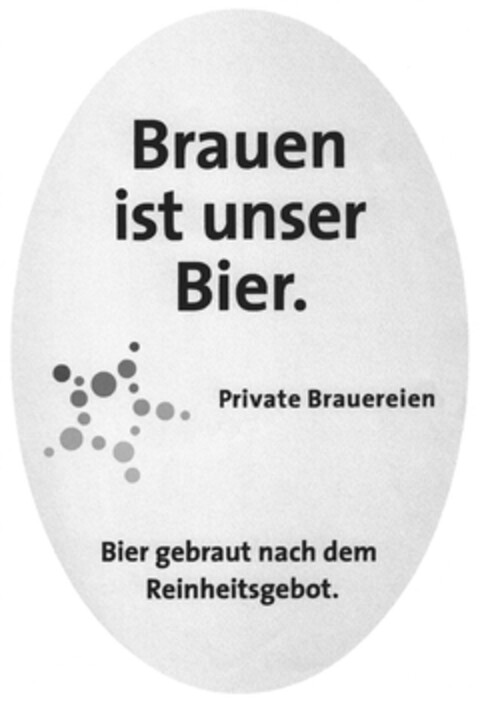 Brauen ist unser Bier. Logo (DPMA, 08.10.2012)